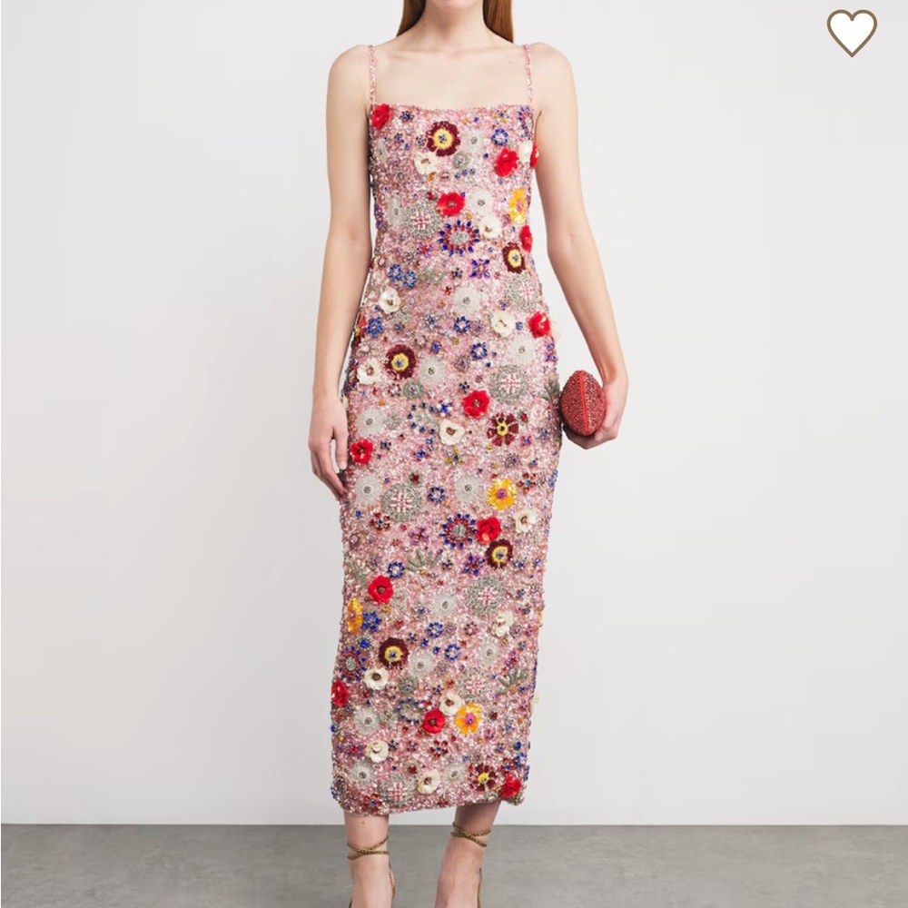 NWT Rachel Gilbert Francesca Midi Dress size 4